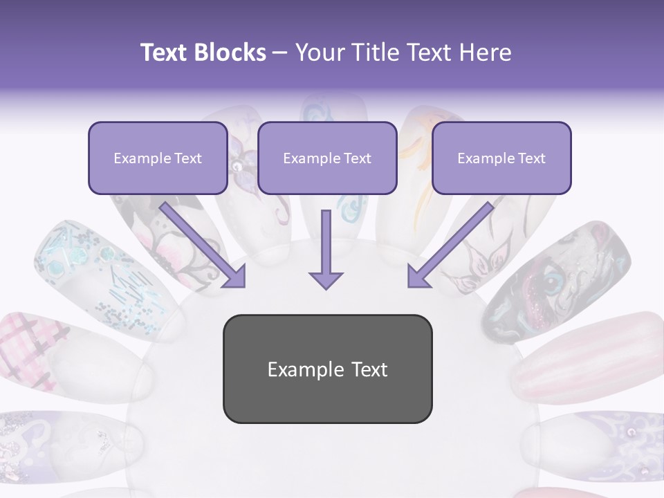 Manicure Fingernail Assists PowerPoint Template