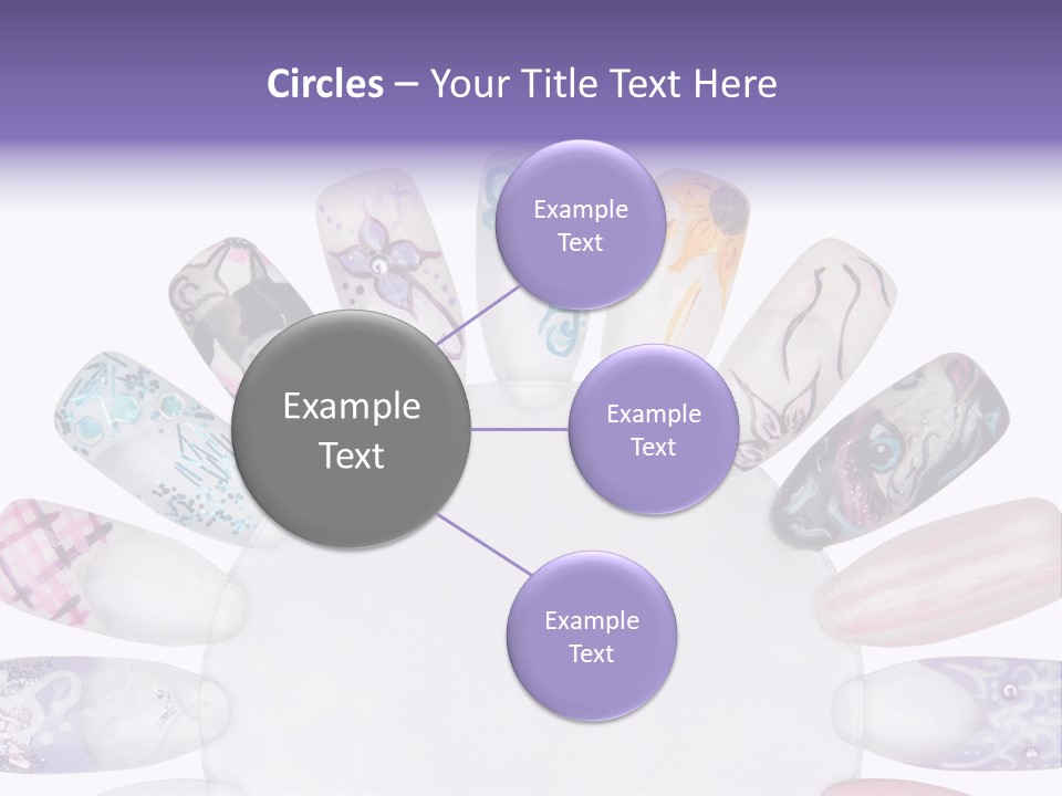 Manicure Fingernail Assists PowerPoint Template