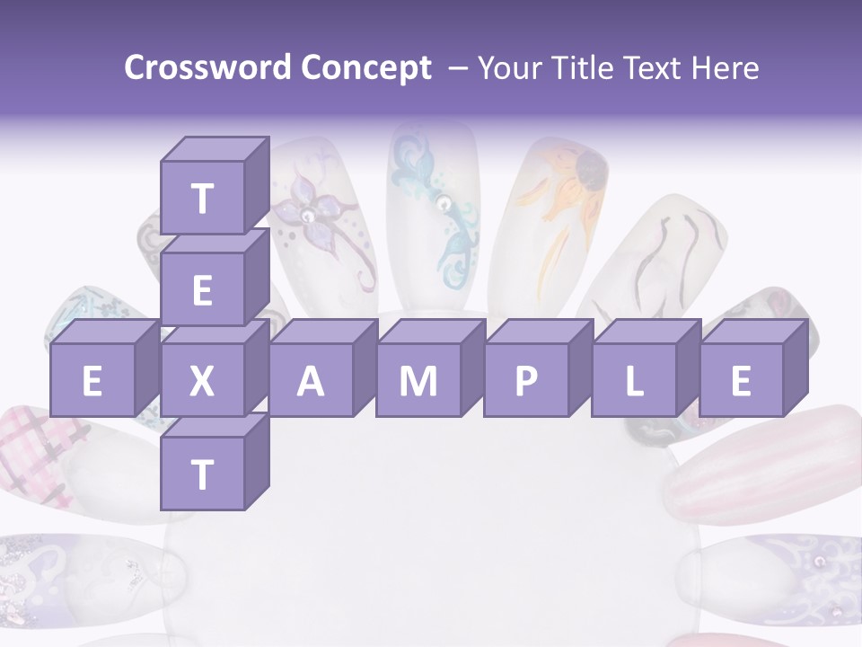 Manicure Fingernail Assists PowerPoint Template