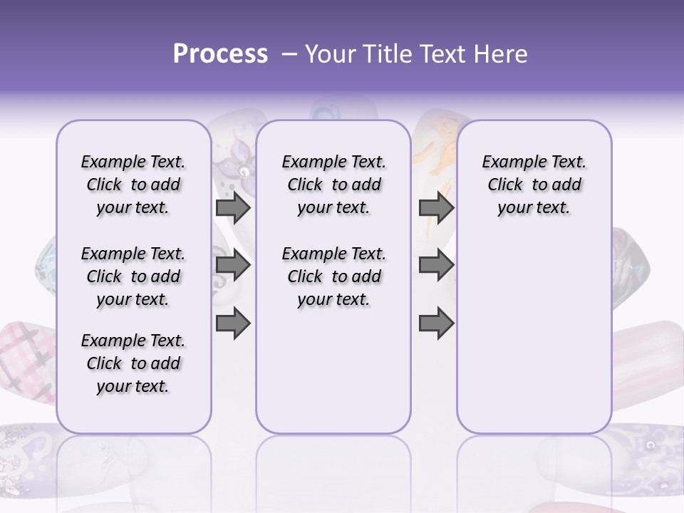 Manicure Fingernail Assists PowerPoint Template