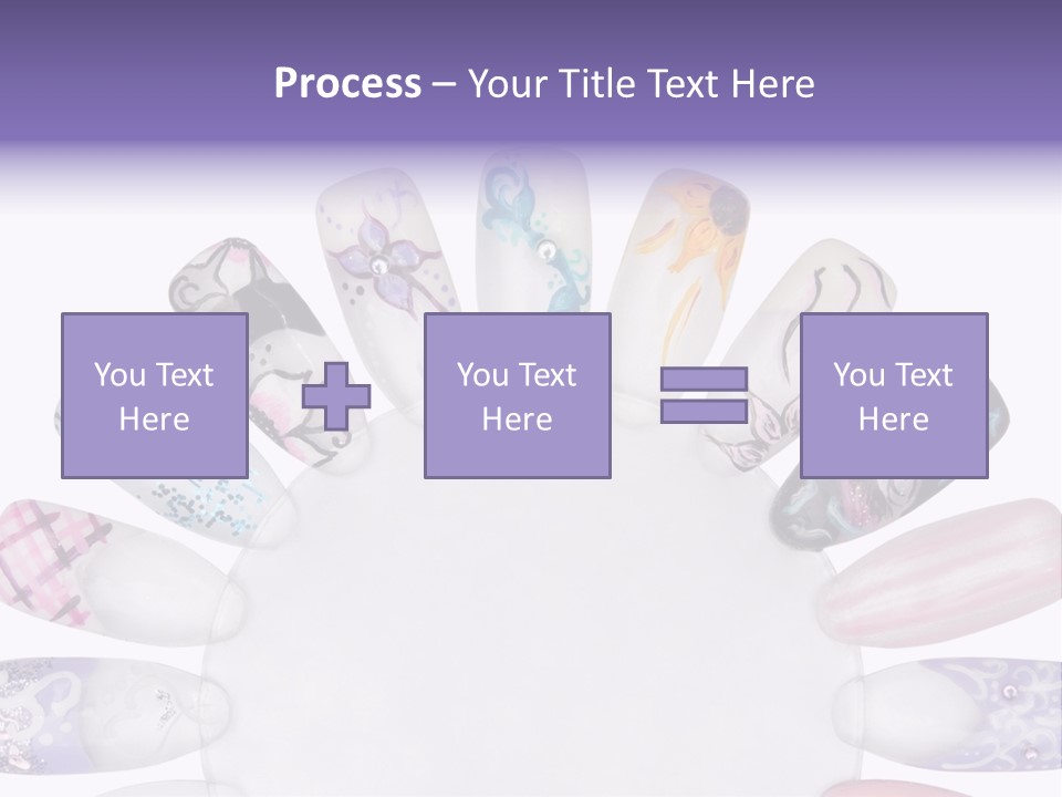 Manicure Fingernail Assists PowerPoint Template