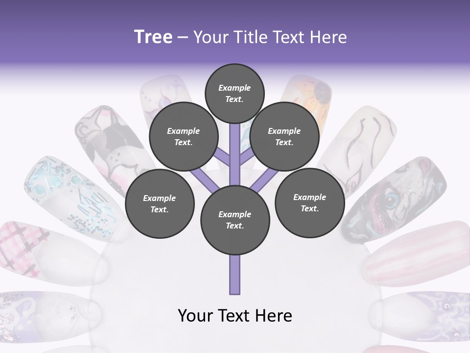 Manicure Fingernail Assists PowerPoint Template