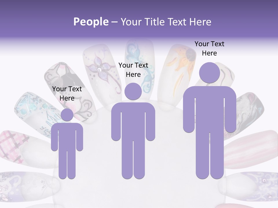 Manicure Fingernail Assists PowerPoint Template