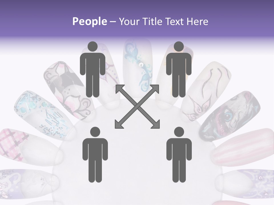 Manicure Fingernail Assists PowerPoint Template