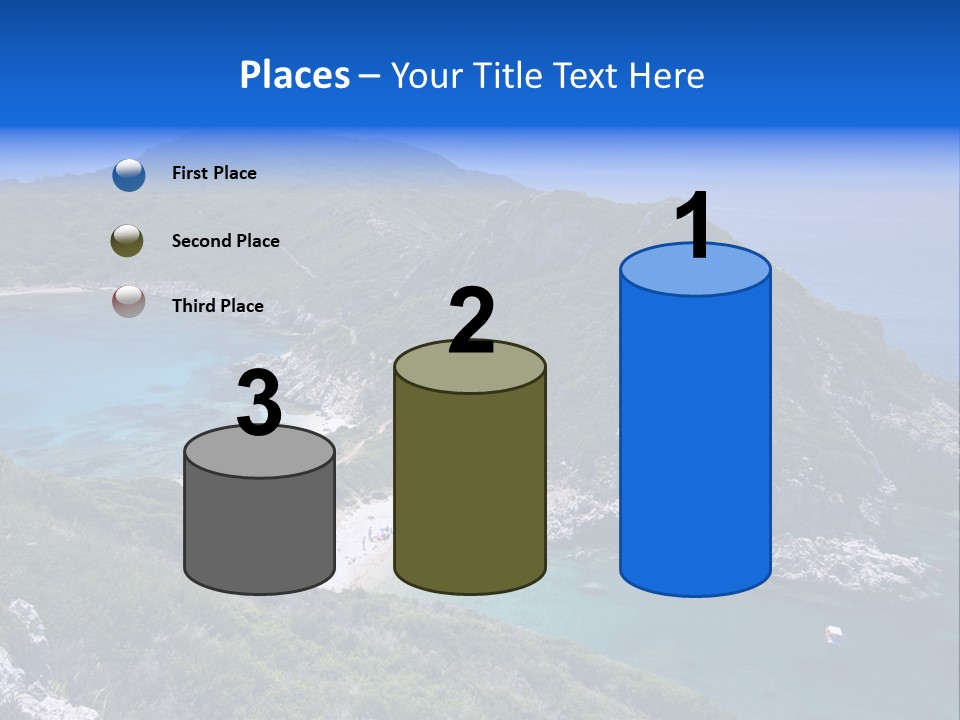 Beach Sand Island PowerPoint Template