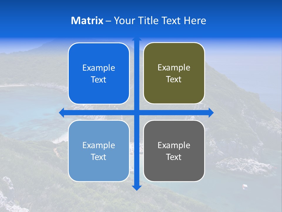 Beach Sand Island PowerPoint Template