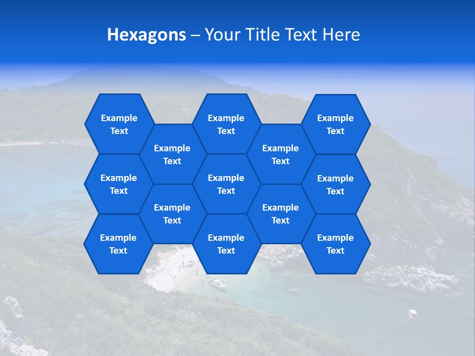 Beach Sand Island PowerPoint Template