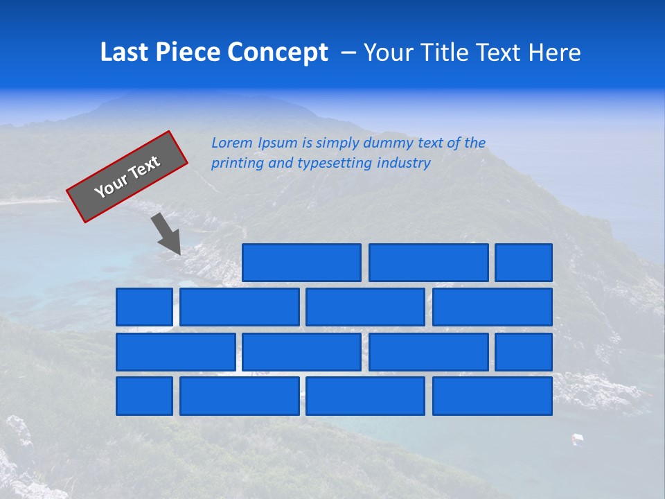 Beach Sand Island PowerPoint Template
