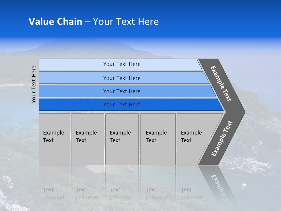 Beach Sand Island PowerPoint Template