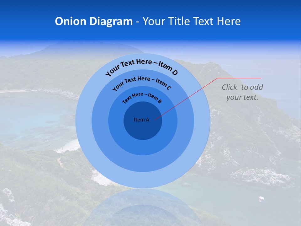 Beach Sand Island PowerPoint Template