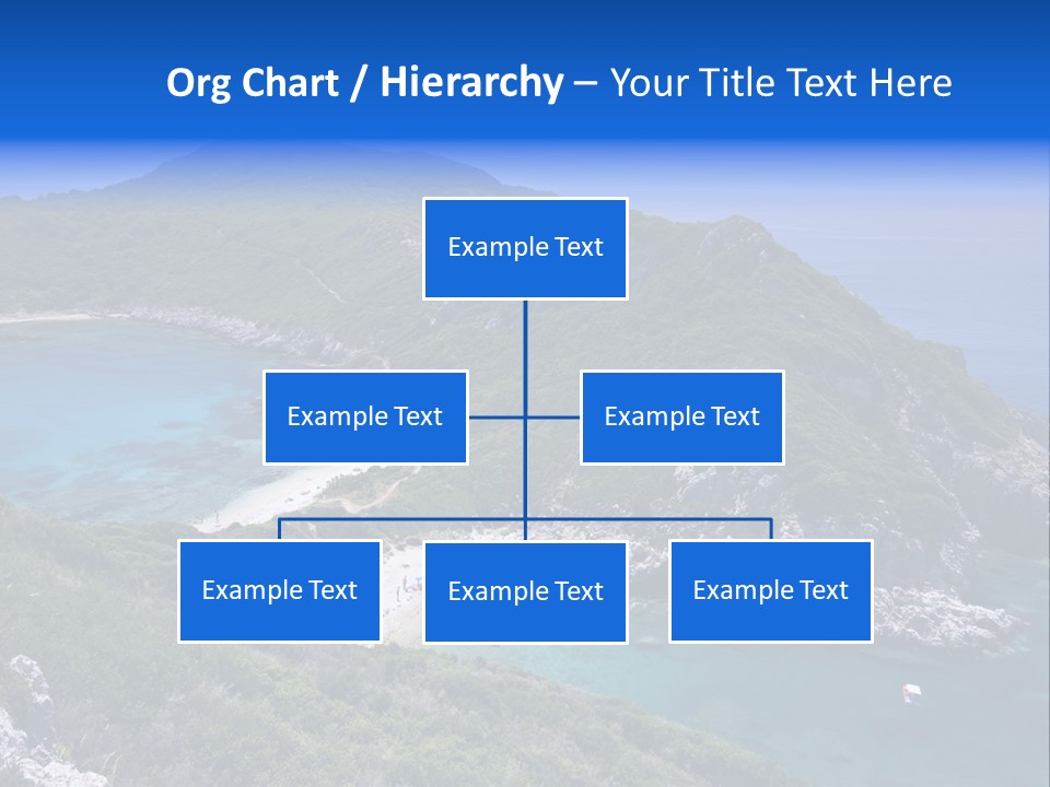 Beach Sand Island PowerPoint Template