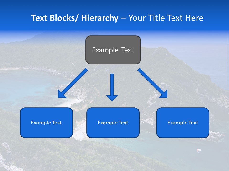 Beach Sand Island PowerPoint Template