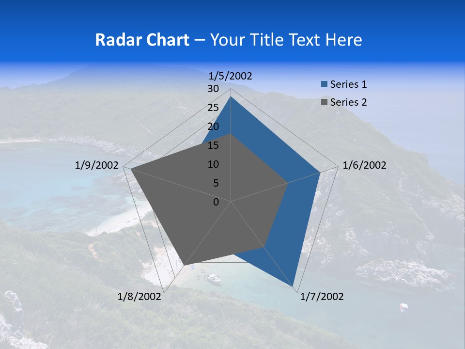 Beach Sand Island PowerPoint Template