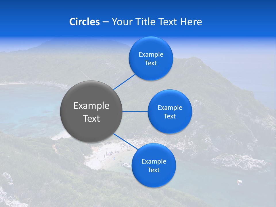 Beach Sand Island PowerPoint Template