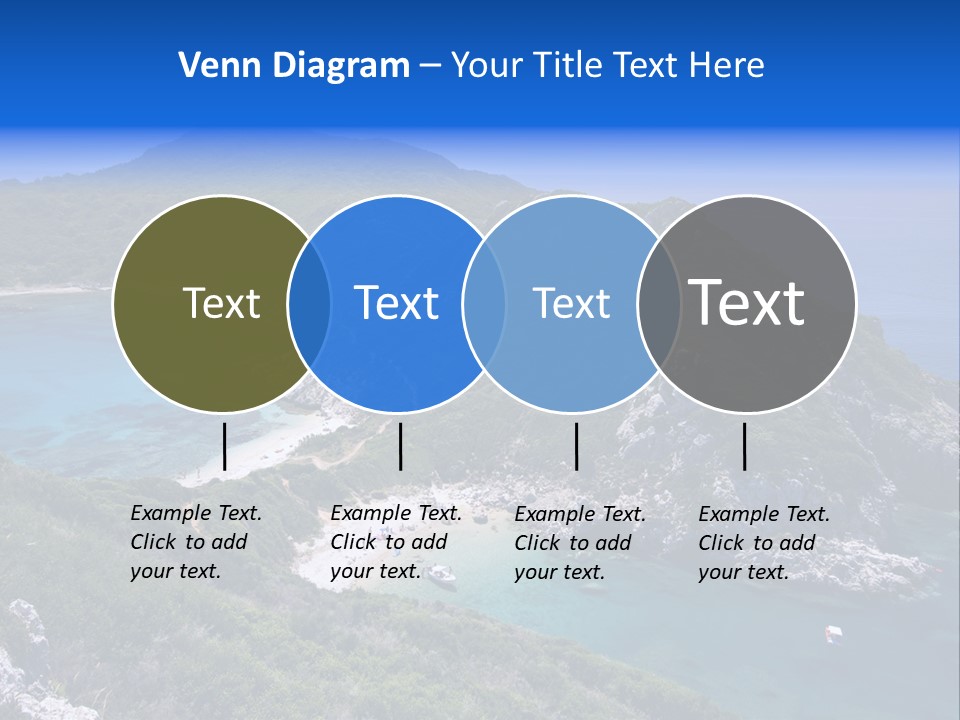 Beach Sand Island PowerPoint Template