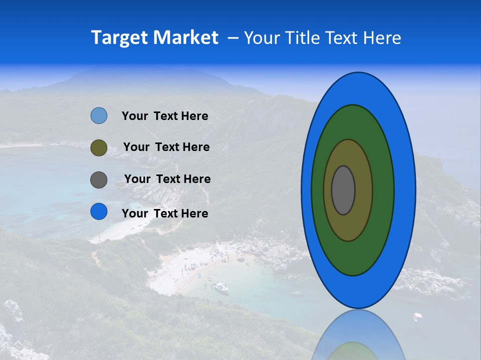 Beach Sand Island PowerPoint Template