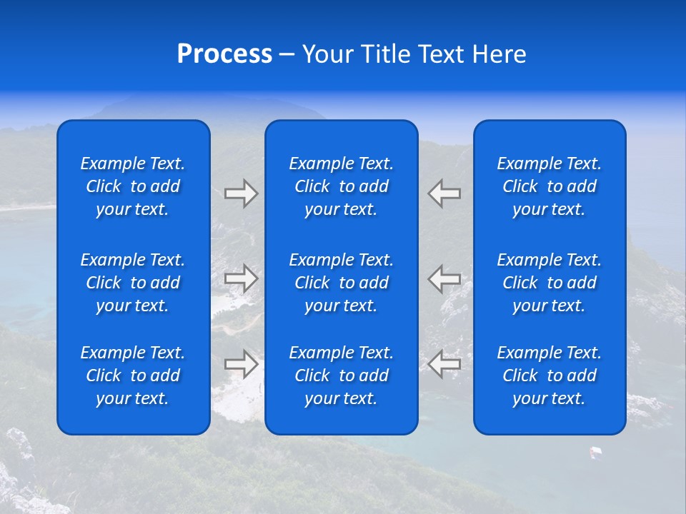 Beach Sand Island PowerPoint Template
