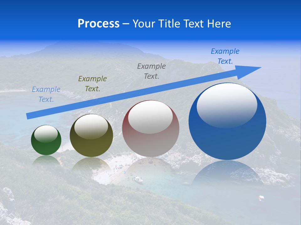 Beach Sand Island PowerPoint Template