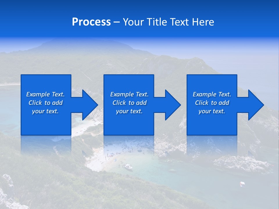 Beach Sand Island PowerPoint Template