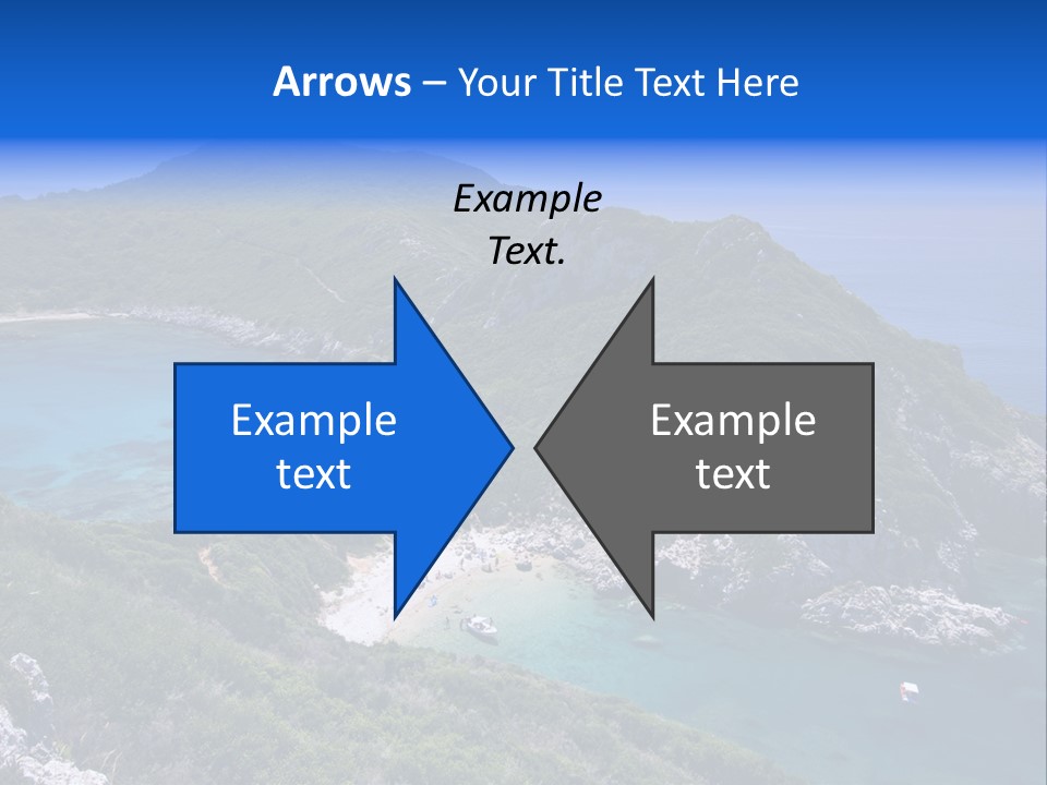 Beach Sand Island PowerPoint Template