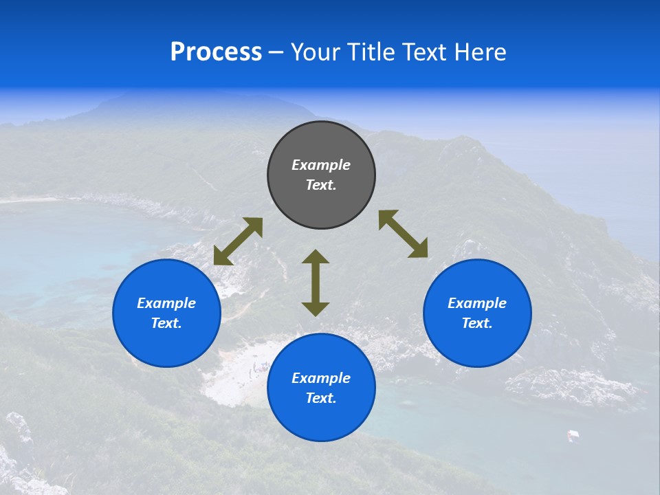 Beach Sand Island PowerPoint Template