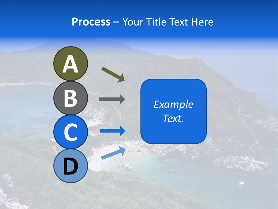 Beach Sand Island PowerPoint Template