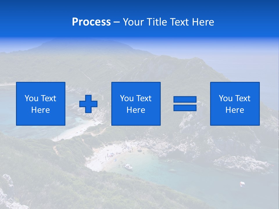 Beach Sand Island PowerPoint Template