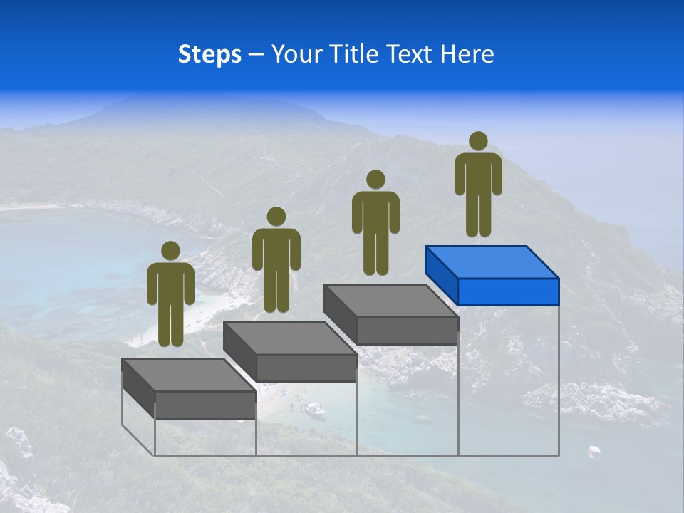 Beach Sand Island PowerPoint Template