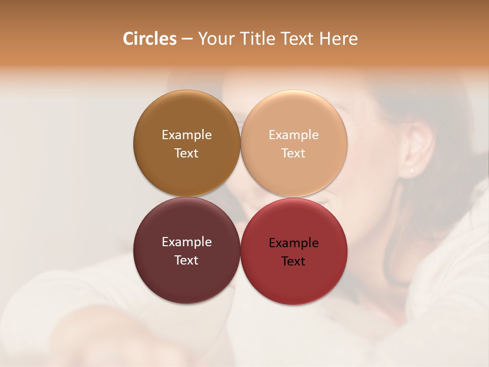 Woman Low Optic PowerPoint Template