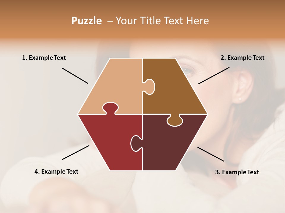 Woman Low Optic PowerPoint Template