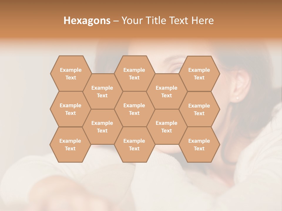 Woman Low Optic PowerPoint Template