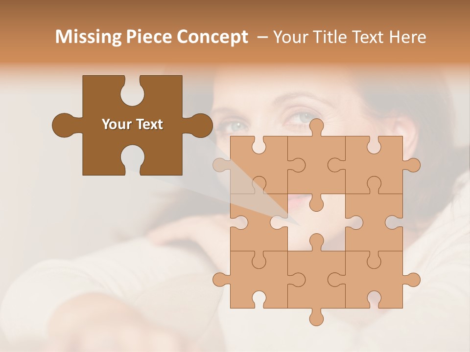 Woman Low Optic PowerPoint Template