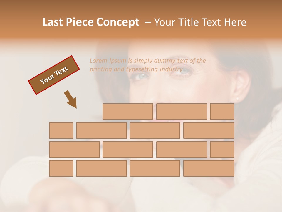 Woman Low Optic PowerPoint Template