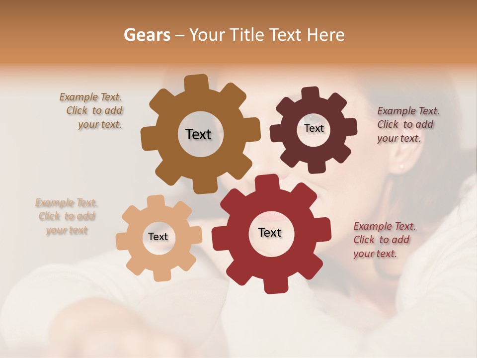 Woman Low Optic PowerPoint Template