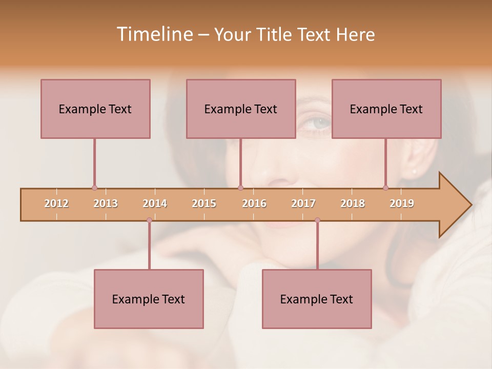Woman Low Optic PowerPoint Template