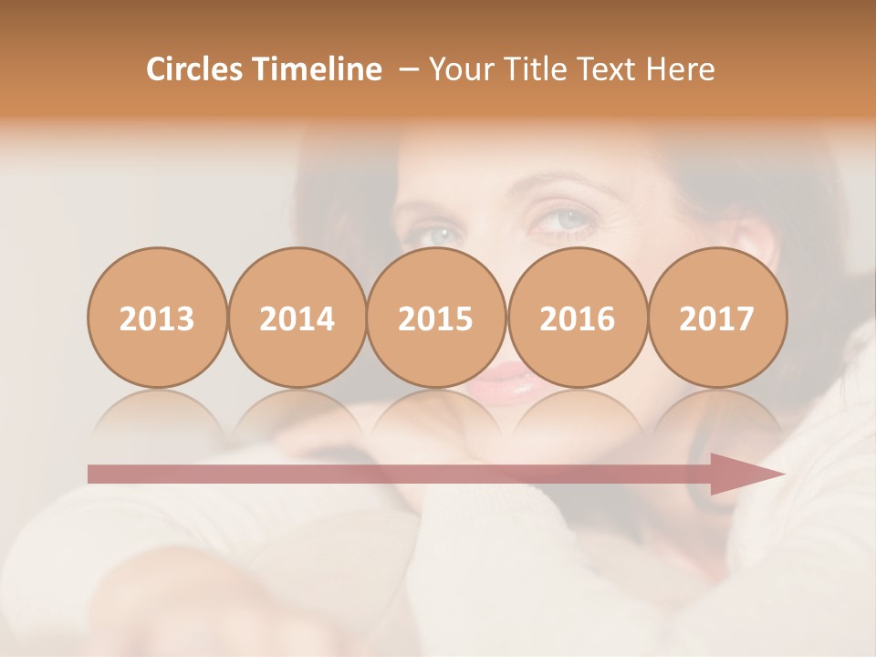Woman Low Optic PowerPoint Template