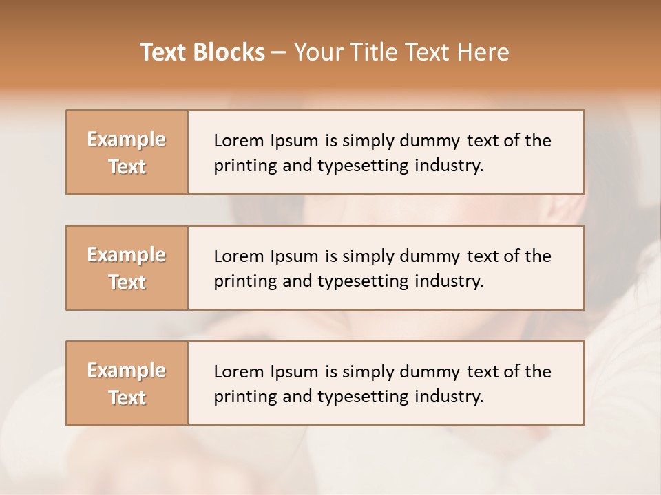 Woman Low Optic PowerPoint Template