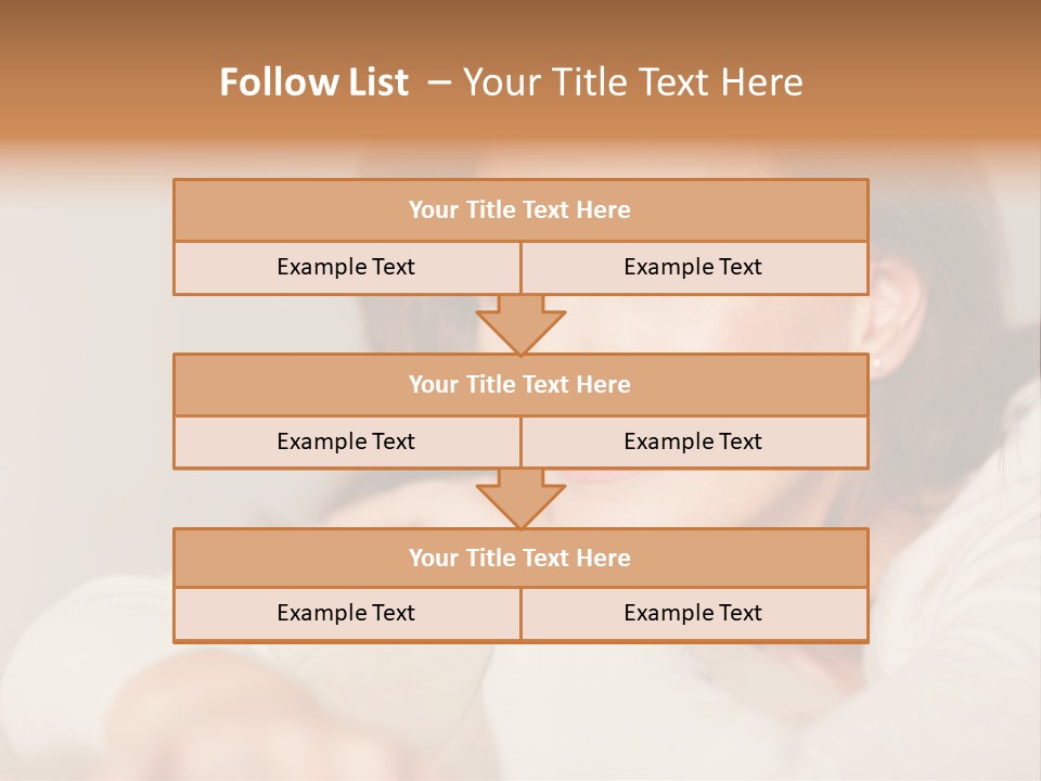 Woman Low Optic PowerPoint Template