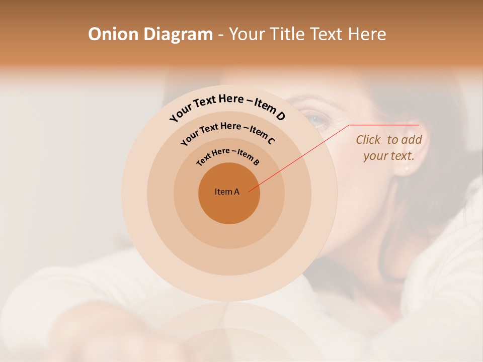 Woman Low Optic PowerPoint Template