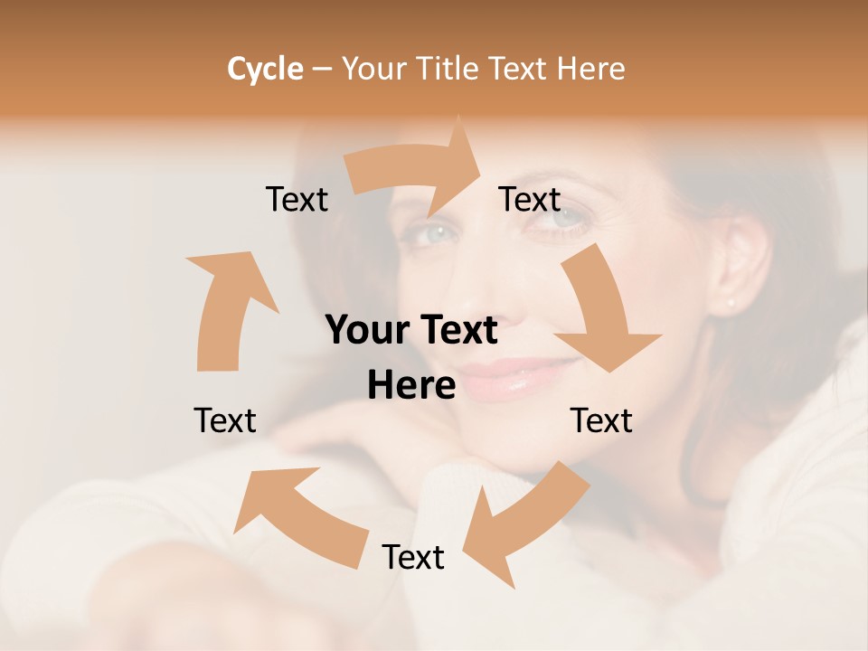 Woman Low Optic PowerPoint Template