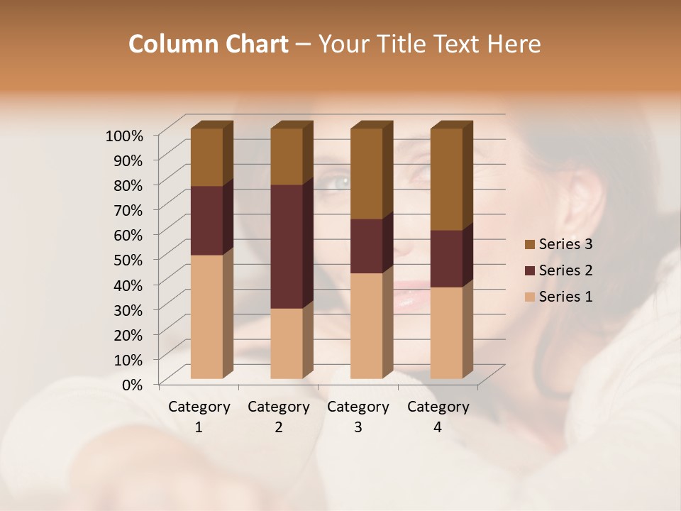 Woman Low Optic PowerPoint Template