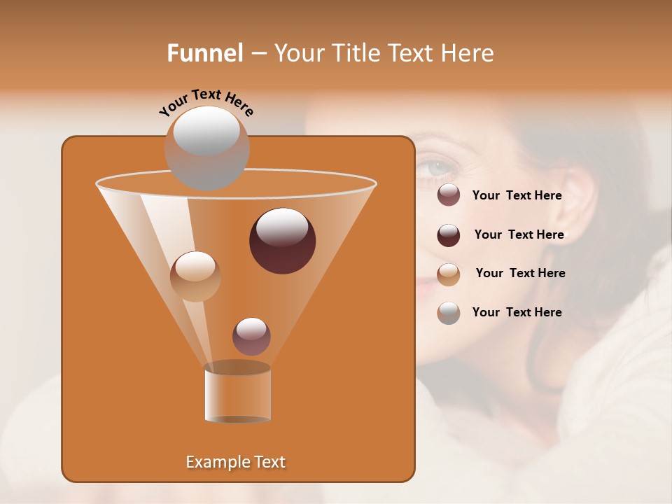 Woman Low Optic PowerPoint Template