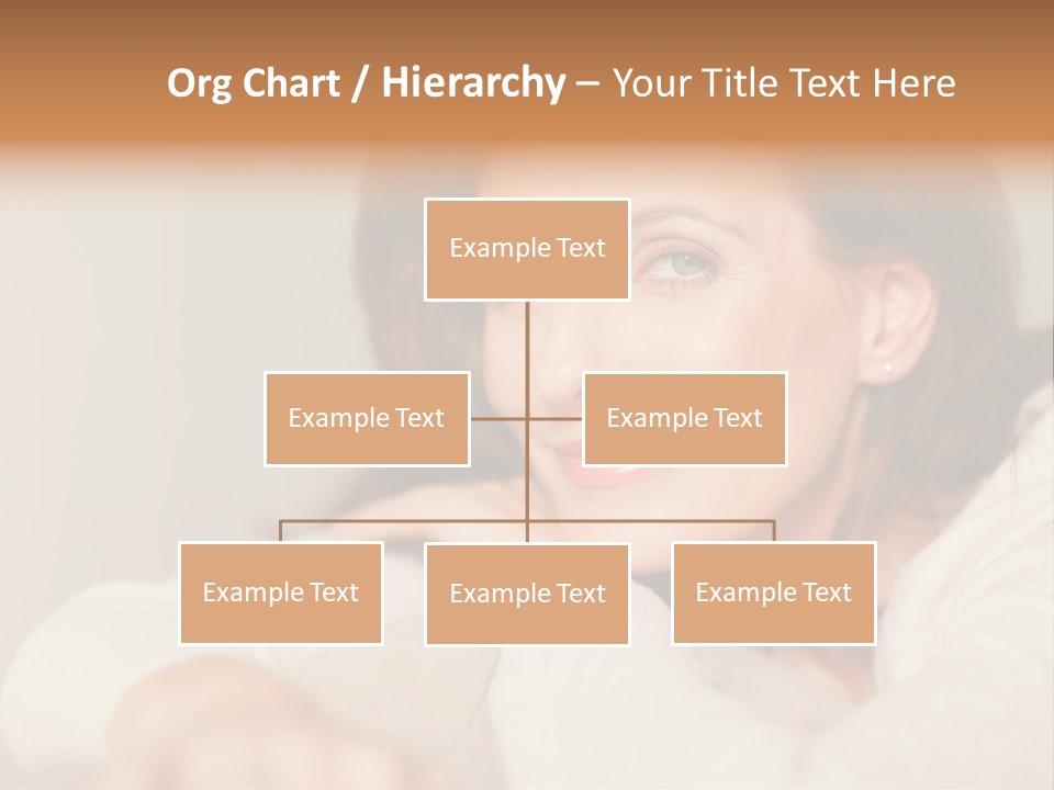 Woman Low Optic PowerPoint Template