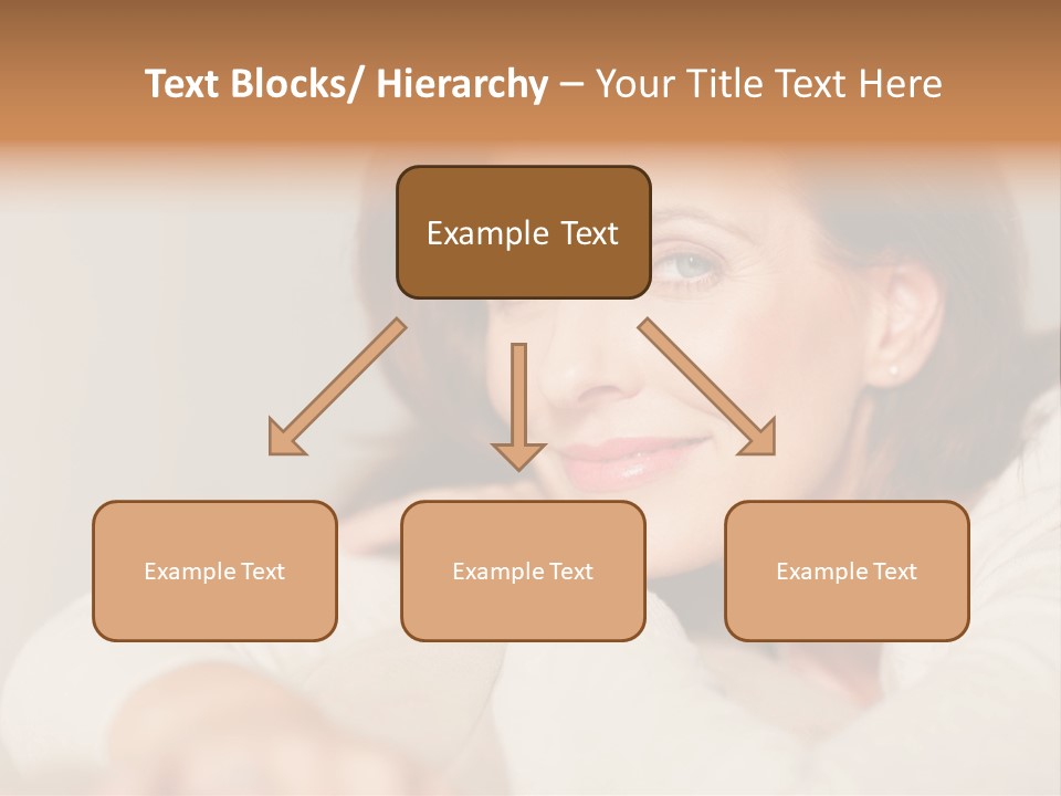 Woman Low Optic PowerPoint Template