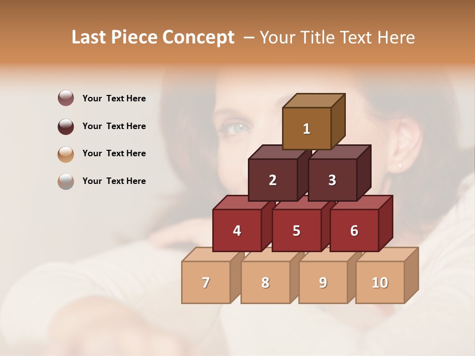 Woman Low Optic PowerPoint Template