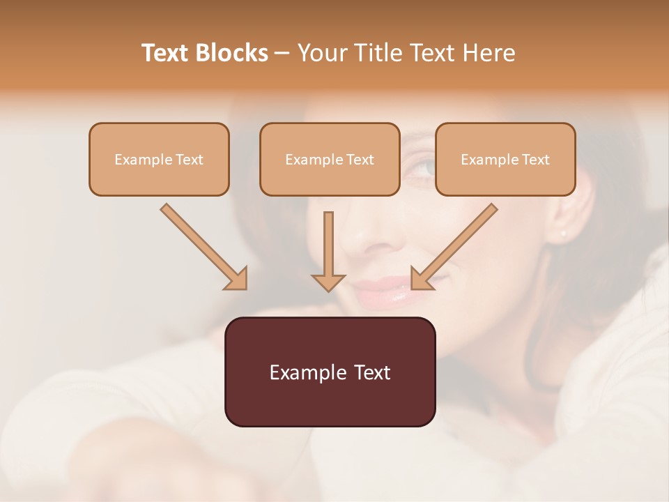 Woman Low Optic PowerPoint Template