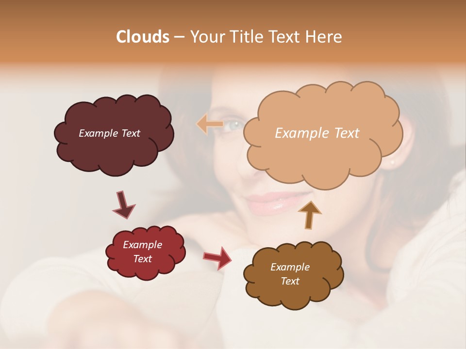 Woman Low Optic PowerPoint Template
