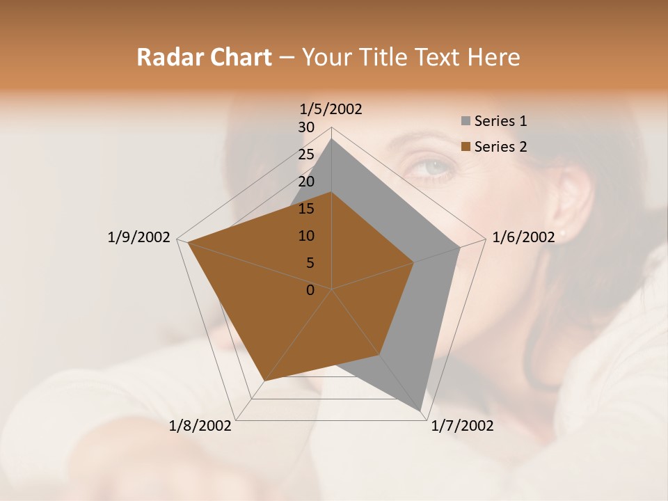Woman Low Optic PowerPoint Template