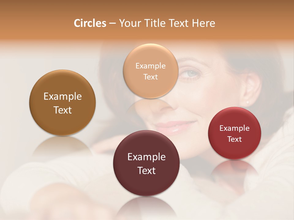 Woman Low Optic PowerPoint Template
