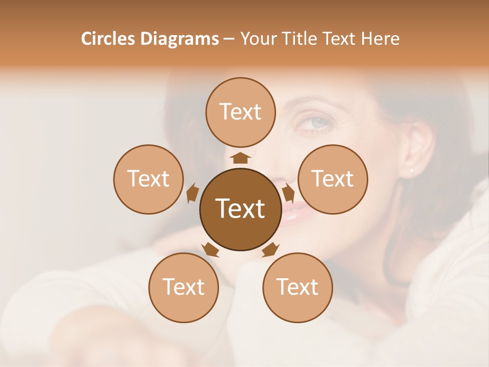 Woman Low Optic PowerPoint Template